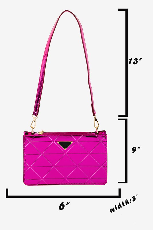 Metallic Shoulder Bag (Assorted Colors)