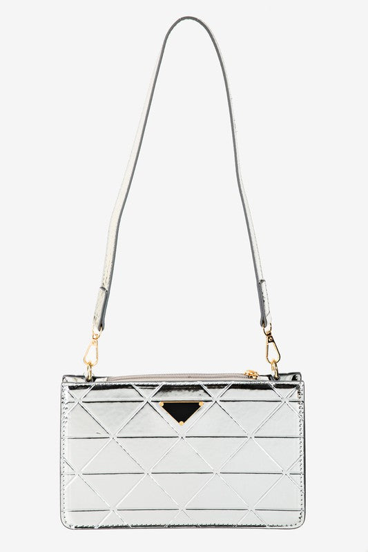 Metallic Shoulder Bag (Assorted Colors)