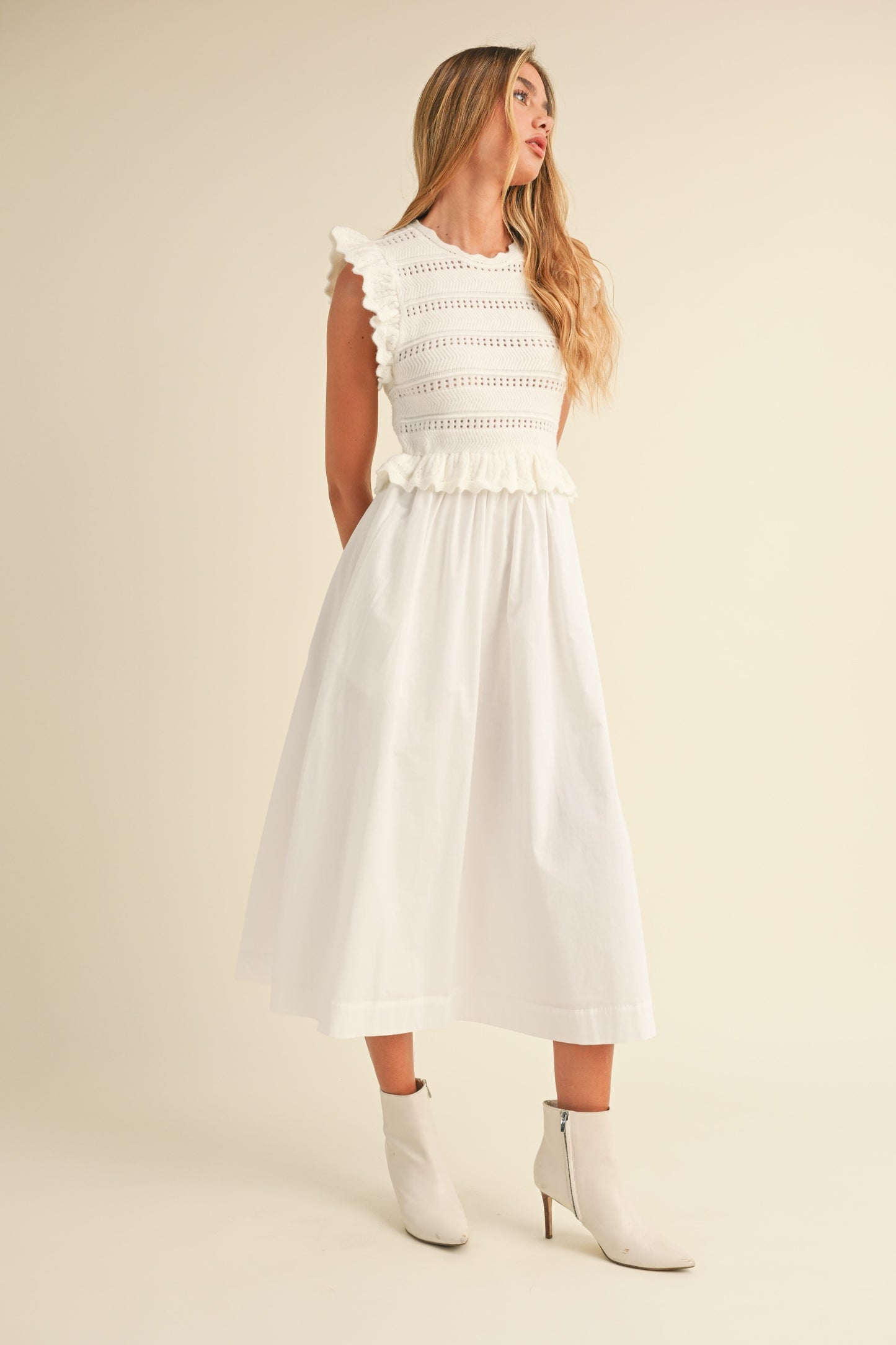 Knit Top Midi Dress