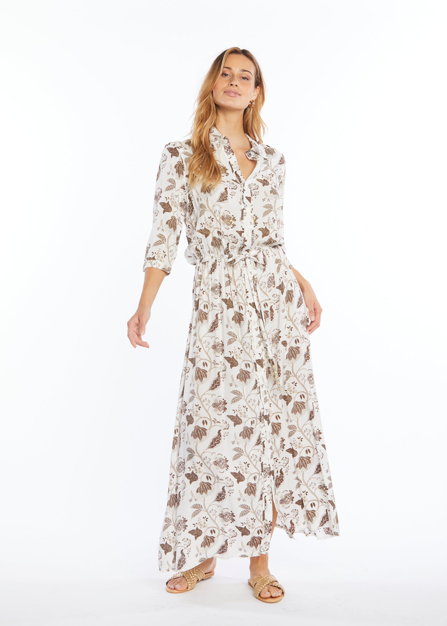 Mimi 3/4 Sleeve Maxi Dress (Assorted Styles)