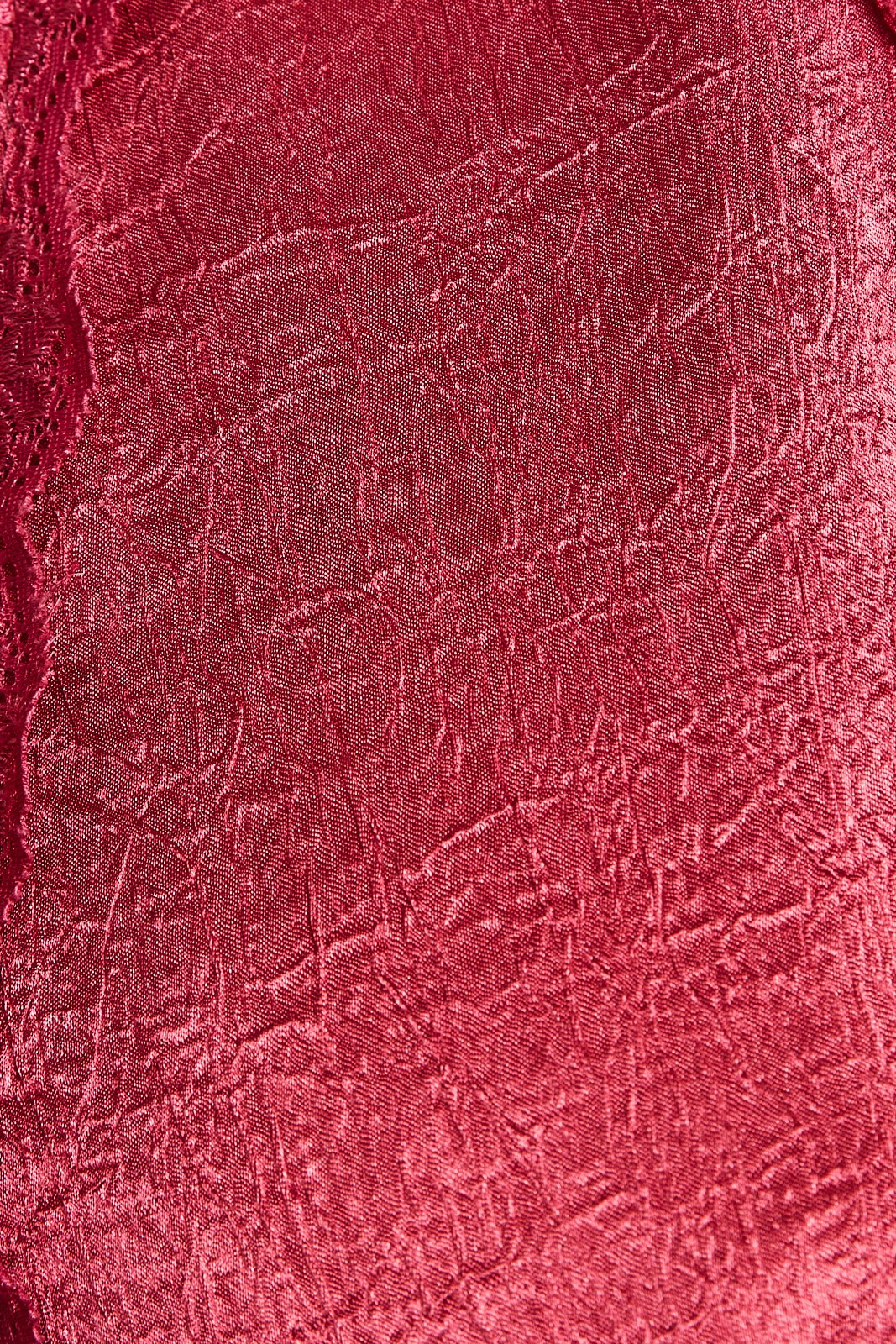 Dusty Red Sleeveless Mini Dress With Trim