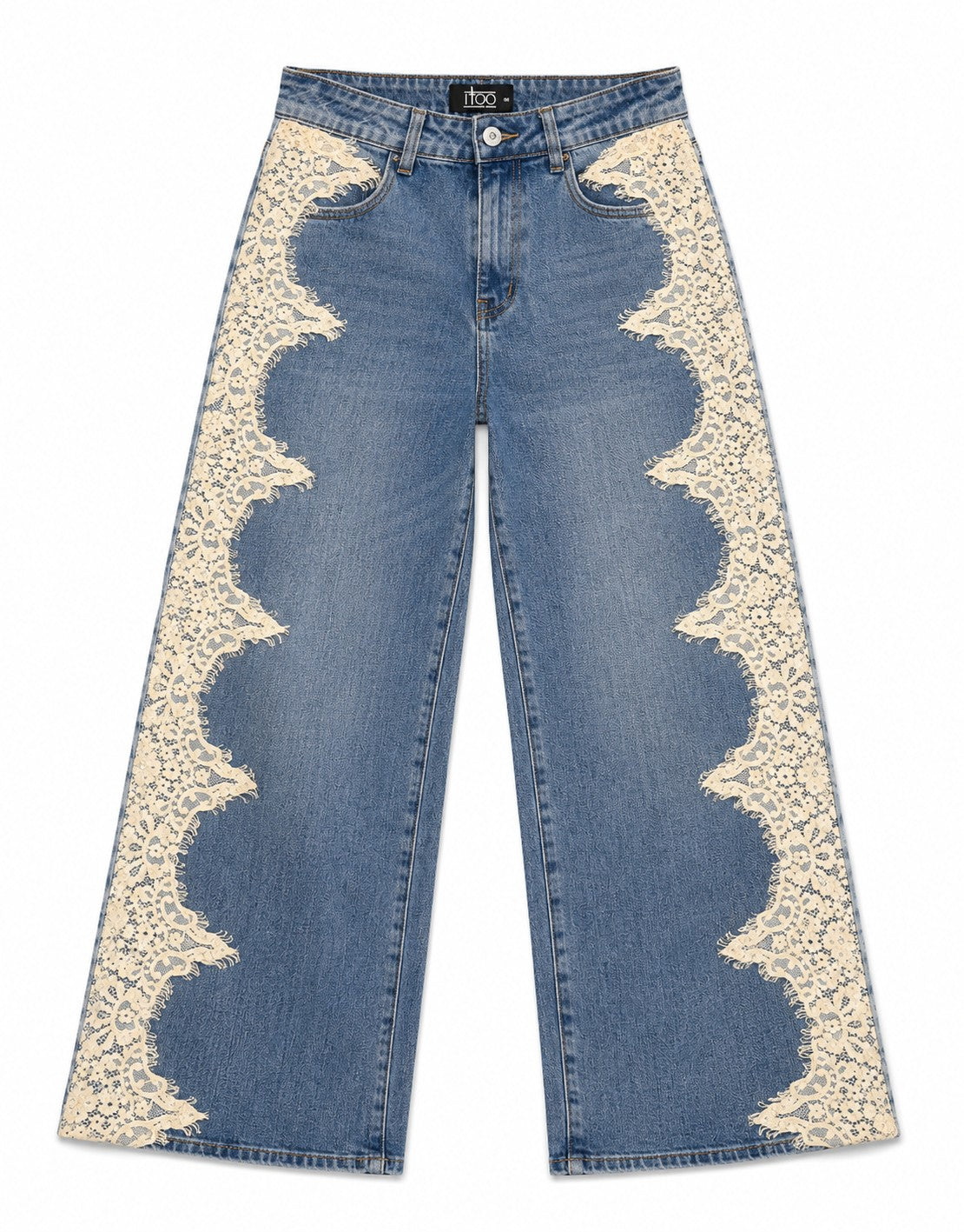 Chelsea Lace Denim Pants