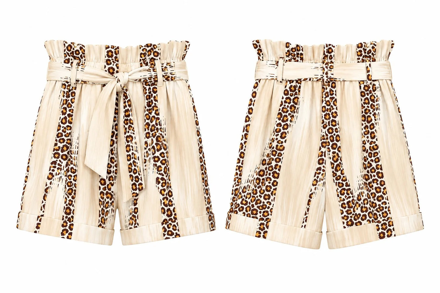 Leopard Print Shorts