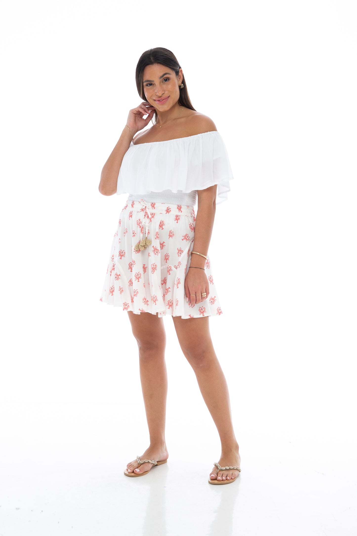 Skemo Coral Cape Cod Skirt