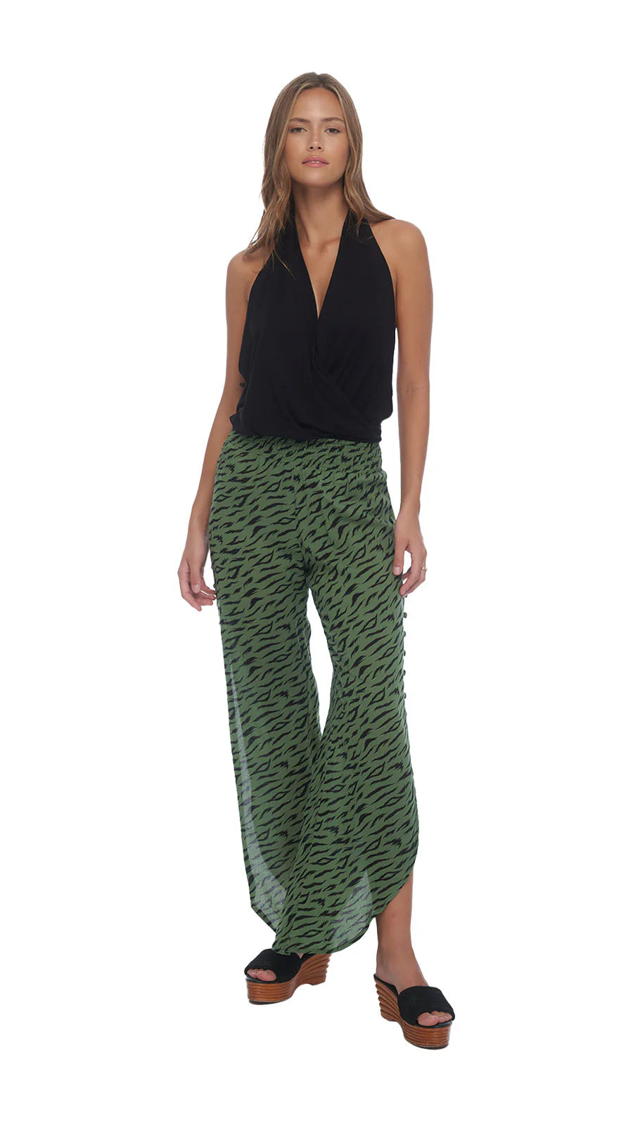 Solid Black Diva Top