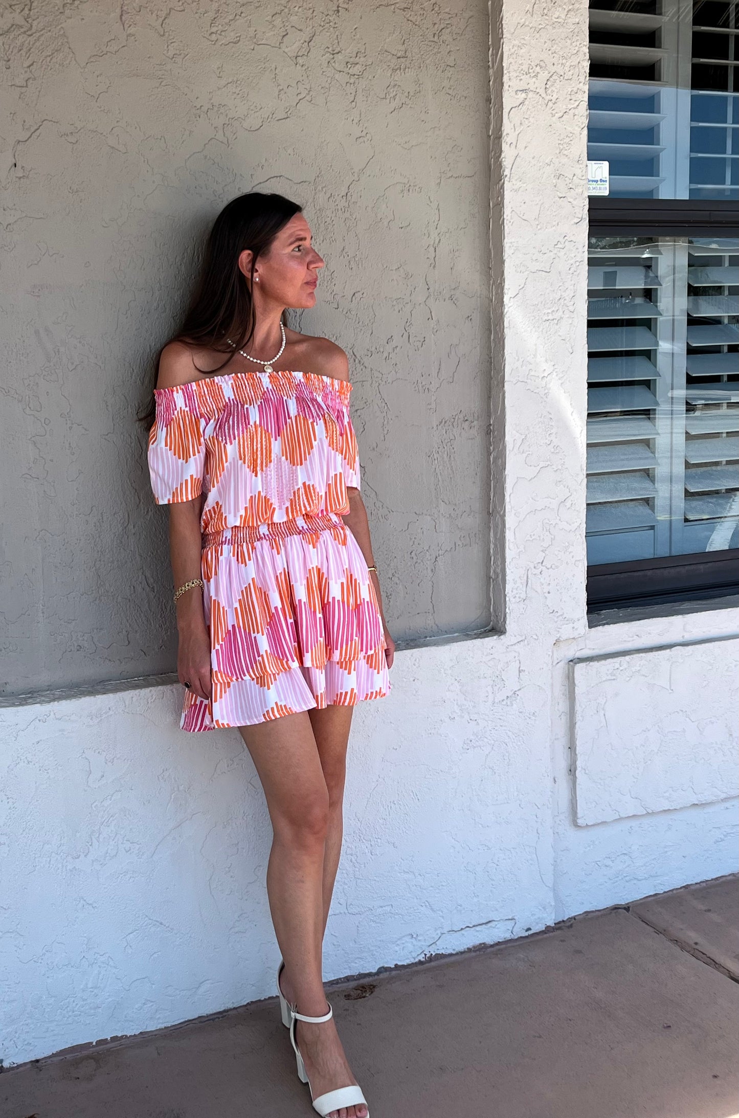 Mosaic Pink Gypsy Dress
