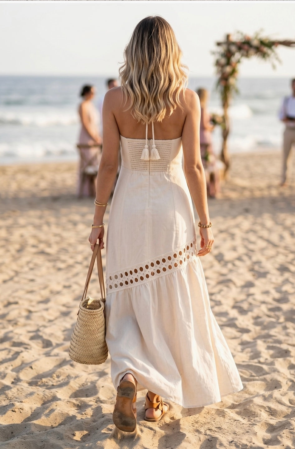 Sophia Cutout Lace Maxi Dress