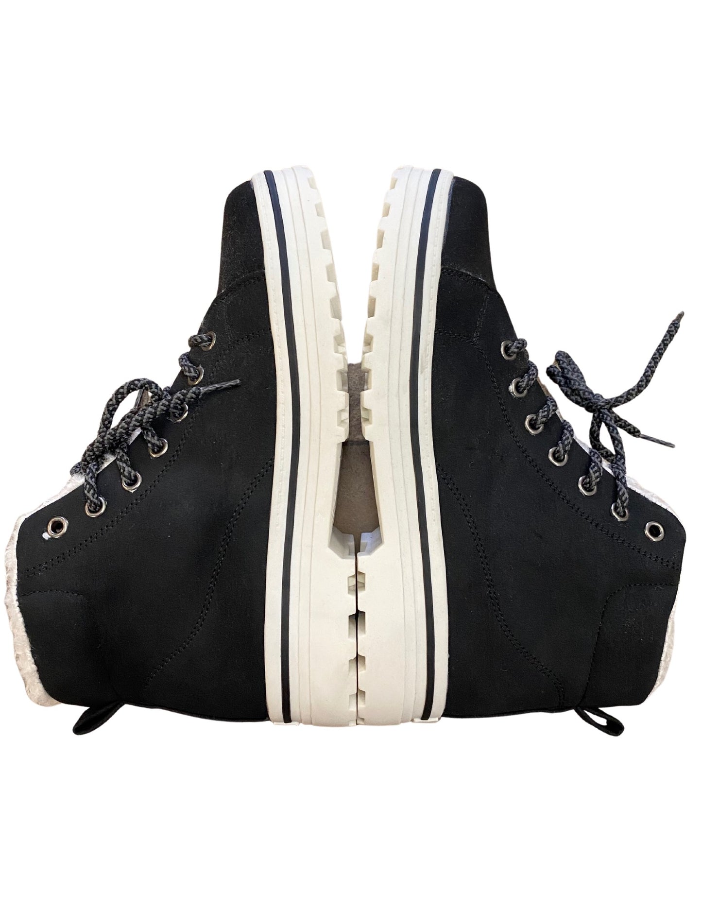 Black Fuzzy Bootie