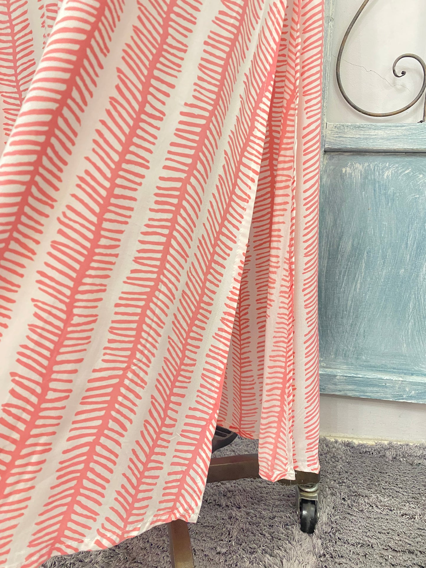 One Shoulder Fish Bone Maxi Dress (Assorted Colors)
