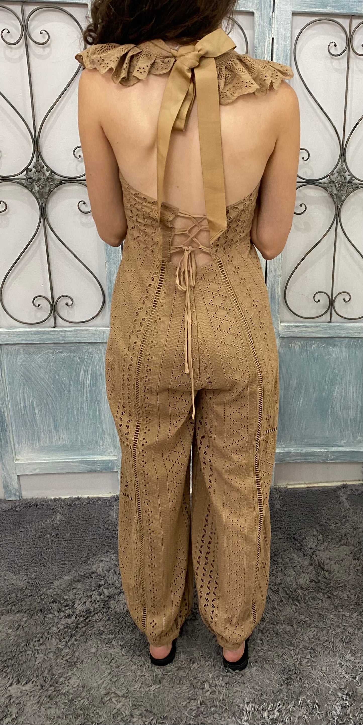 Mabel Eyelet Jumpsuit