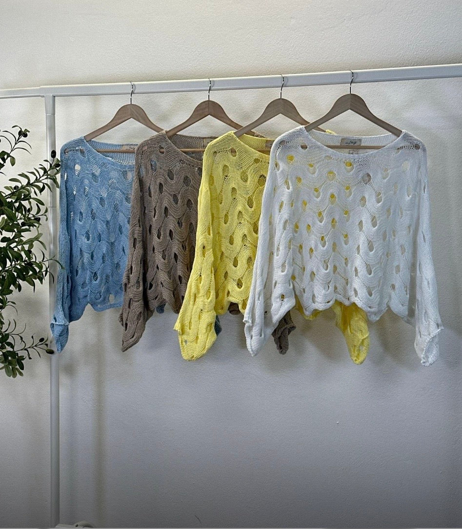 Lightweight Pull Over Calado Sweater