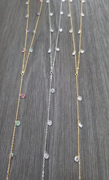 Necklace Lariat Shine (Assorted Colors)