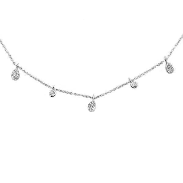 Necklace Multi CZ (Assorted Colors)