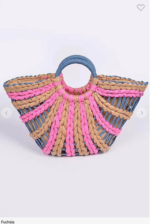 Woven Handbag (Assorted Colors)