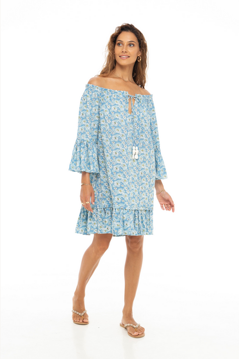 Floral Margarita Tulum Dress (Assorted Colors)