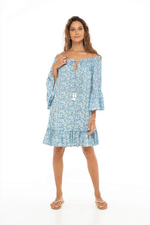 Floral Margarita Tulum Dress (Assorted Colors)