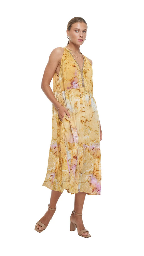 Golden Hour Midi Dress