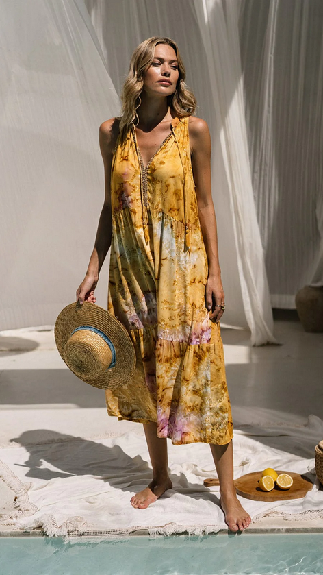 Golden Hour Midi Dress