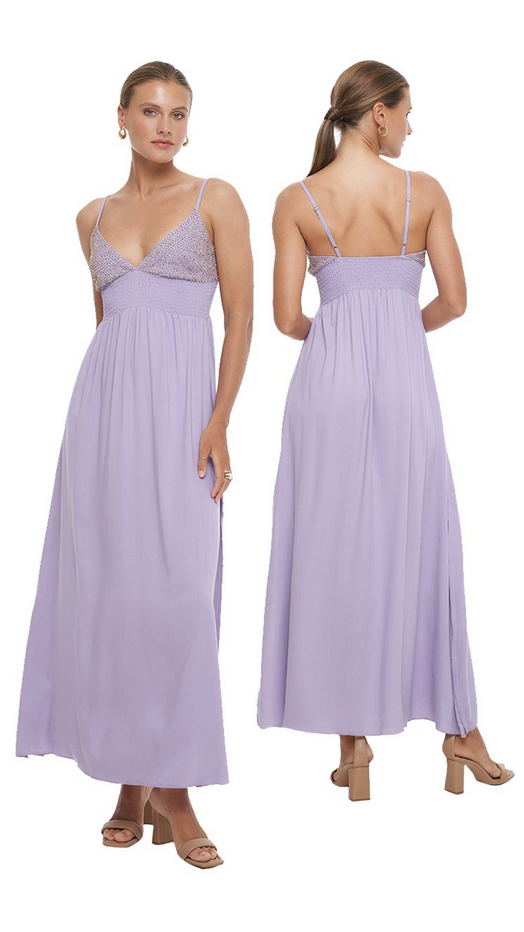 Lavender Lumiere Maxi Dress