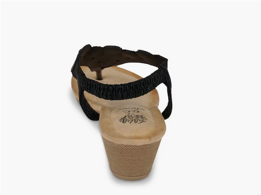 Chloe Rhinestone Wedge Slingback Sandal (Assorted Colors)