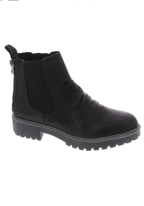 Redsen Black Zipper Boot