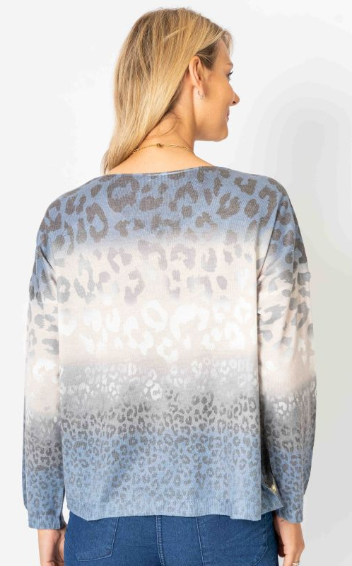 Cheetah Print Sweater (Assorted Colors)