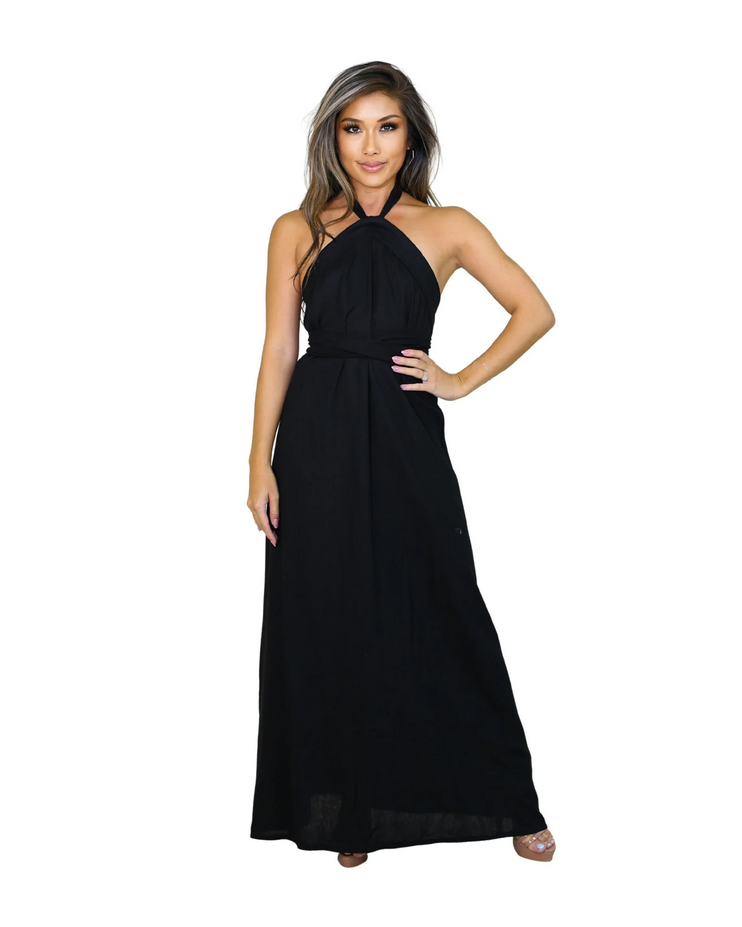 Linen Maxi Dress