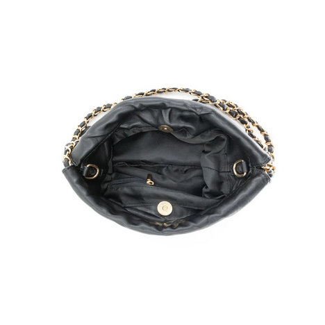 Crinkle Chain Crossbody