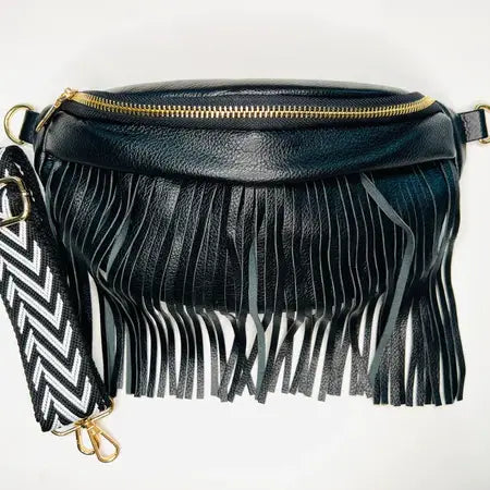 Emory Fringe Bum Bag - Detachable Fringe