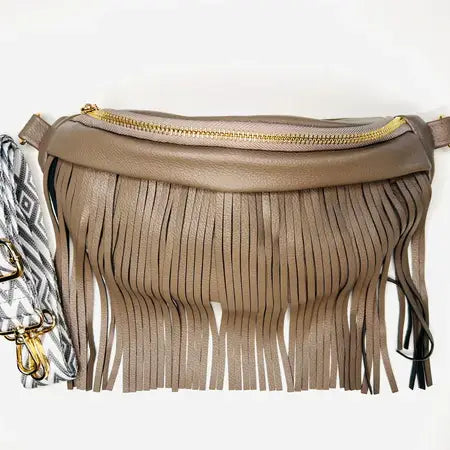 Emory Fringe Bum Bag - Detachable Fringe