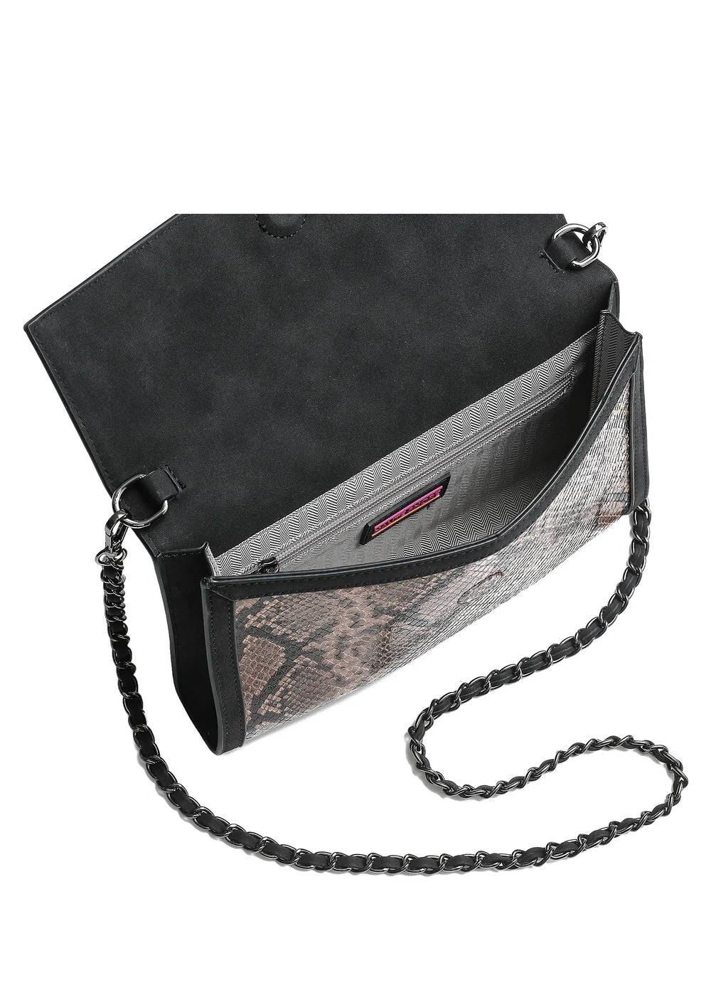 Beth Brown Python Clutch