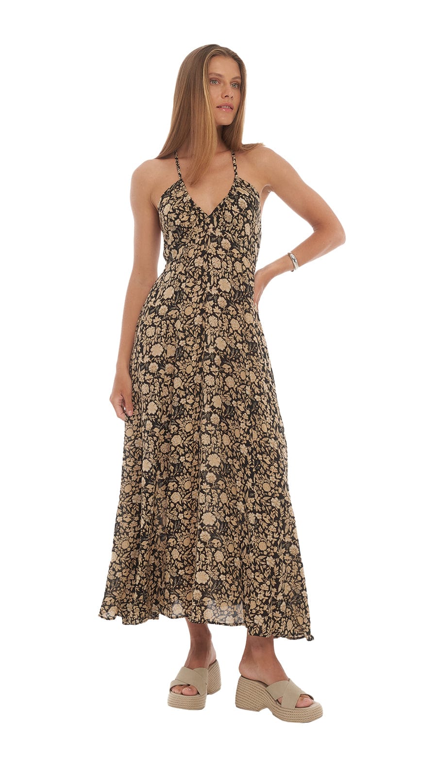 Jardin Black Larch Dress