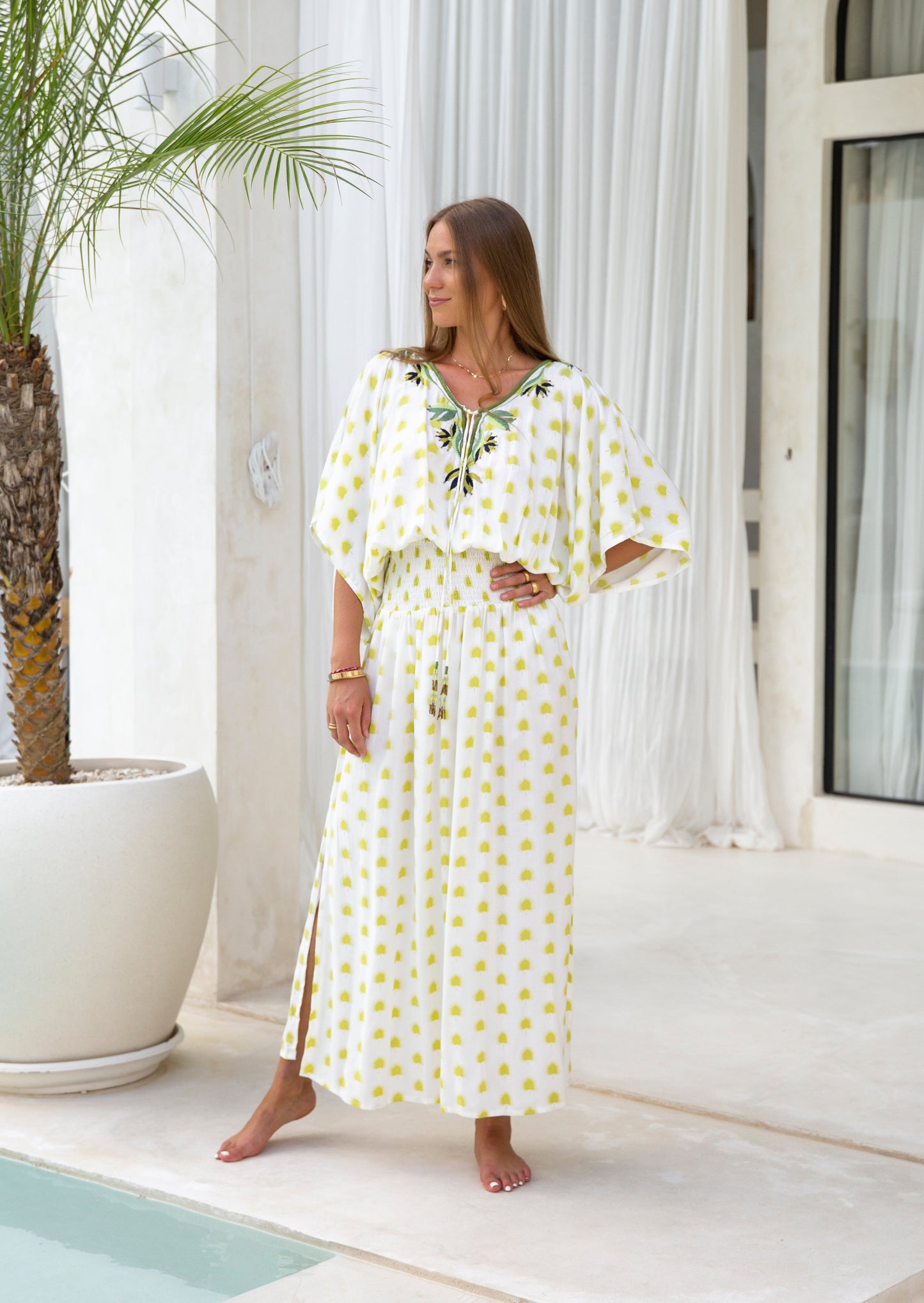 Kalapa Beaded Long Dress