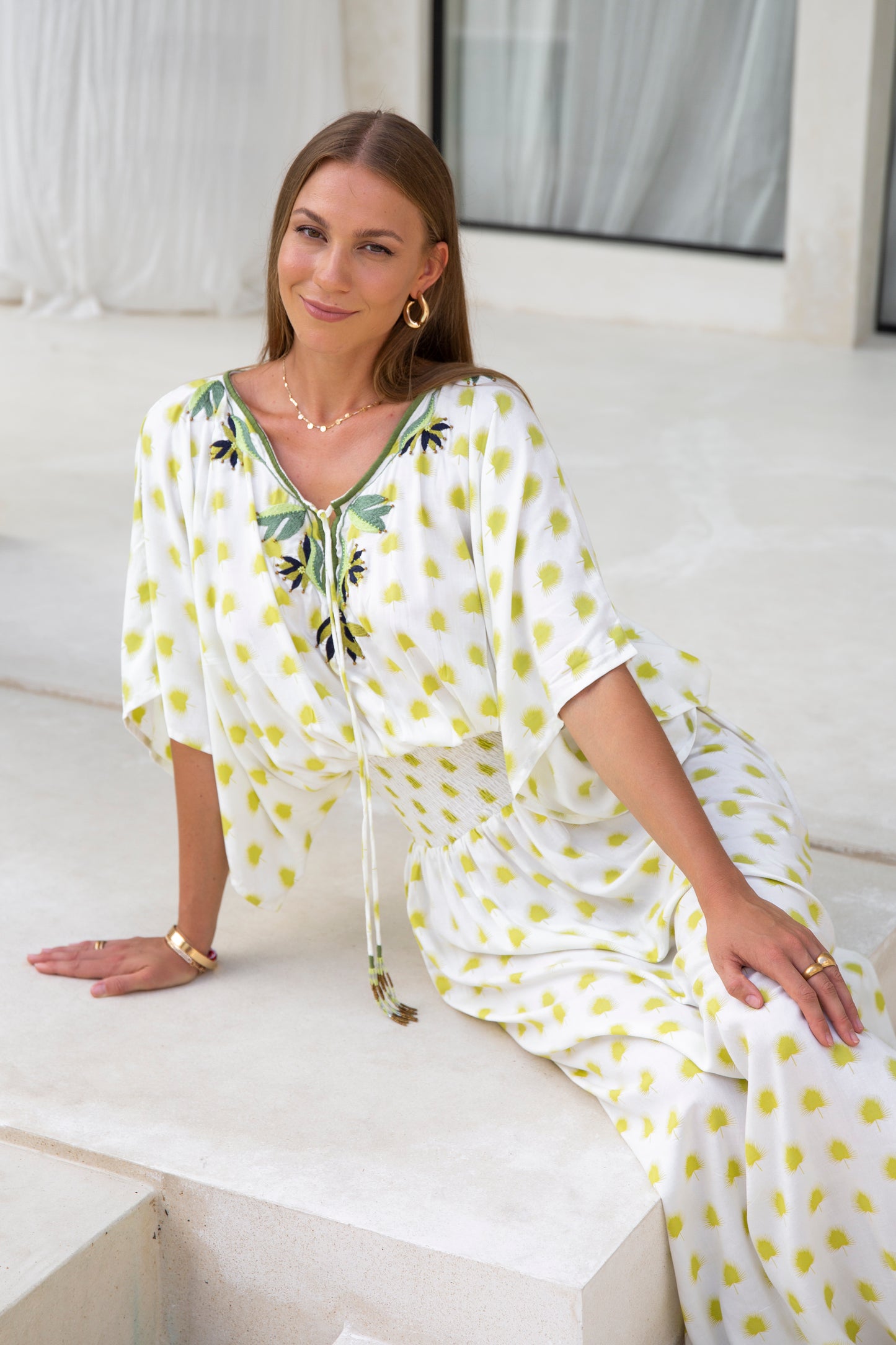 Kalapa Beaded Long Dress