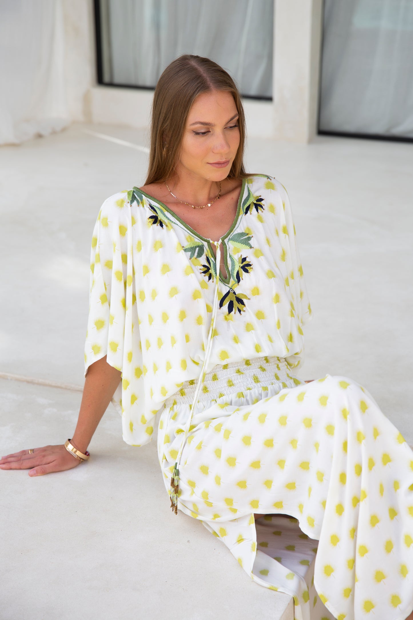 Kalapa Beaded Long Dress
