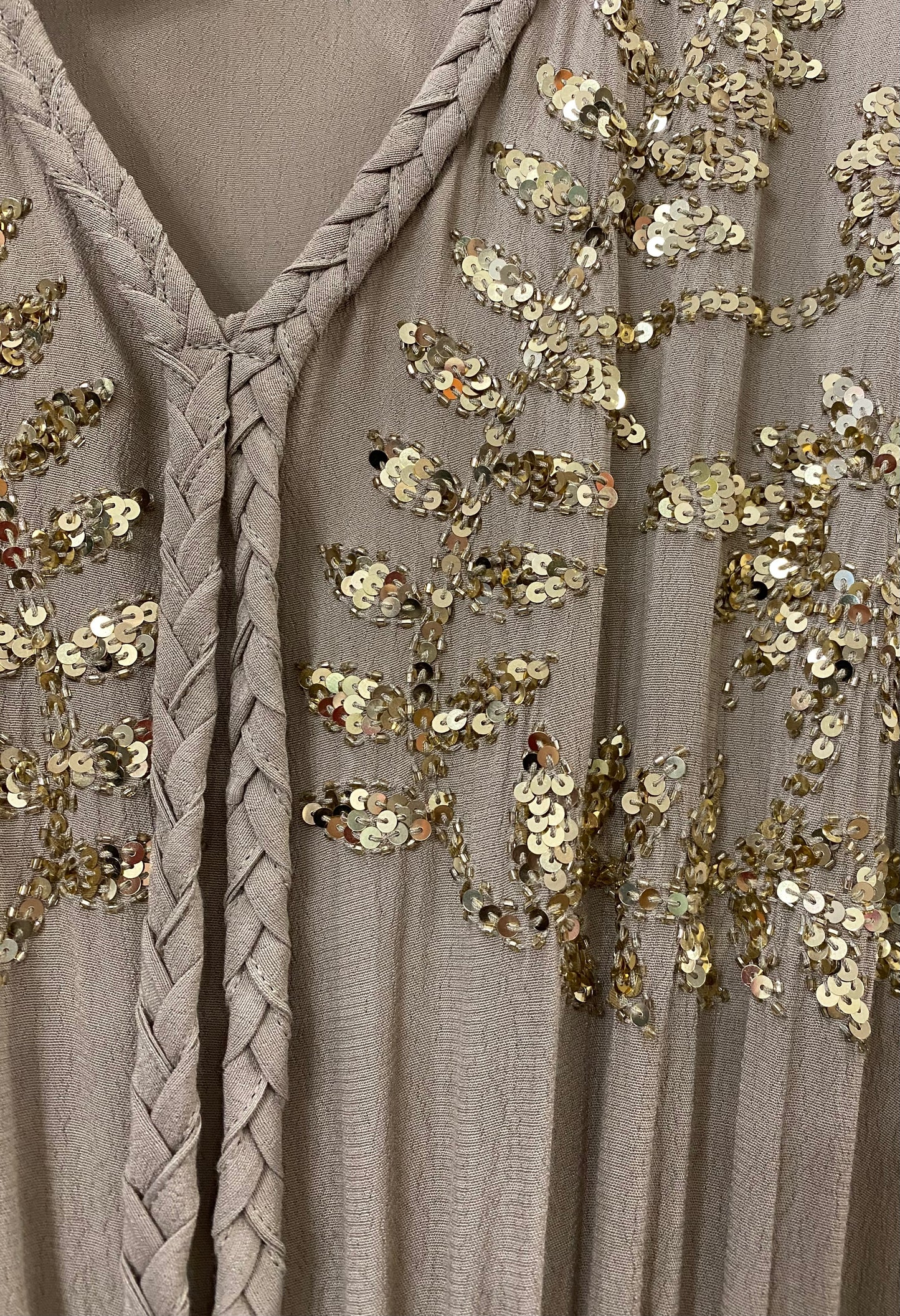 Evening Sequin Maxi Dress