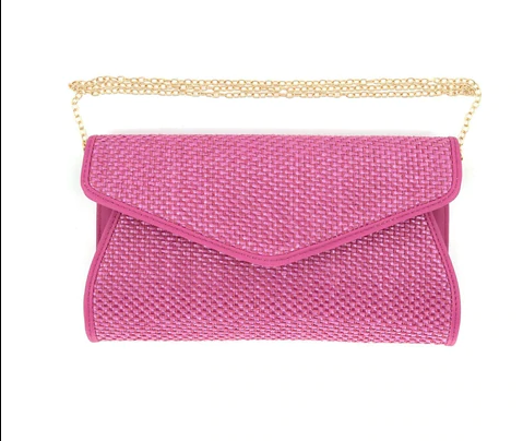 Rafia Clutch (Assorted Colors)