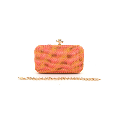 Knot Chain Handle Clutch (Assorted Colors)