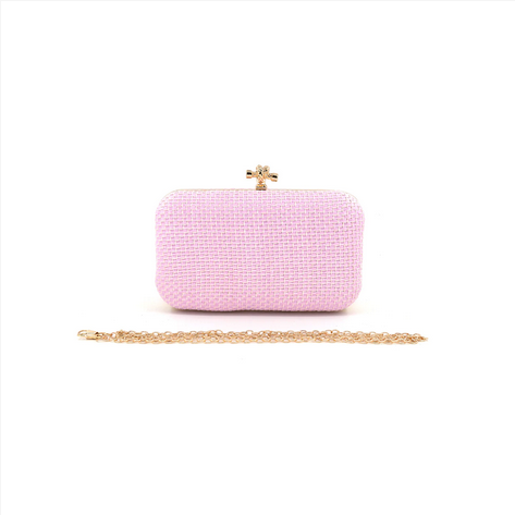 Knot Chain Handle Clutch (Assorted Colors)
