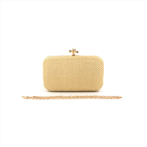 Knot Chain Handle Clutch (Assorted Colors)