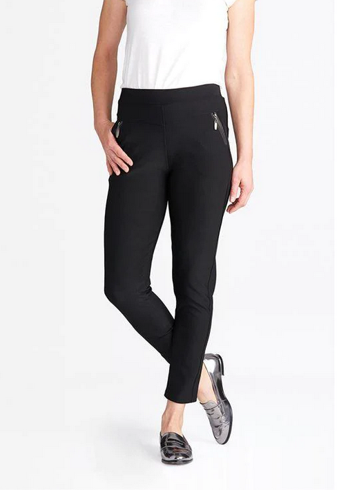Jasmine Zip Pocket Leggings (Assorted Colors)