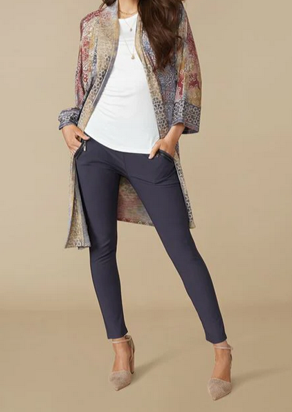 Jasmine Zip Pocket Leggings (Assorted Colors)