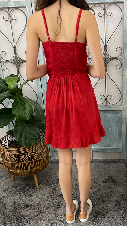 Lime Tie Dye Sundance Dress