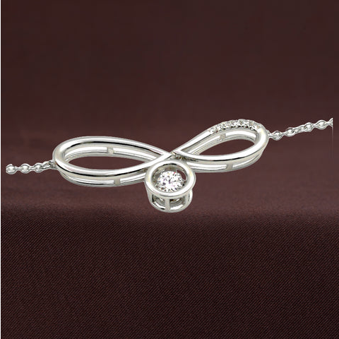 Sterling Silver Infinity Necklace