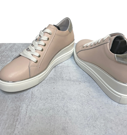 Bonavi Leather Platform Sneakers (Assorted Colors)