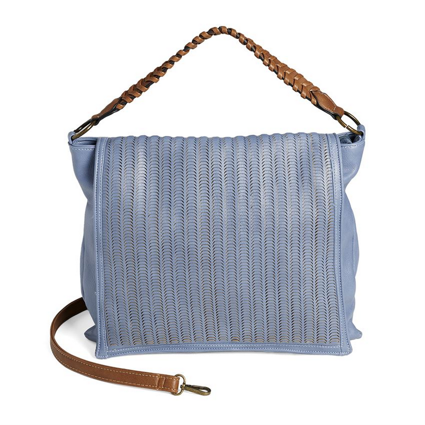 Giana Fauxe Leather Messanger Handbag (Assorted Colors)