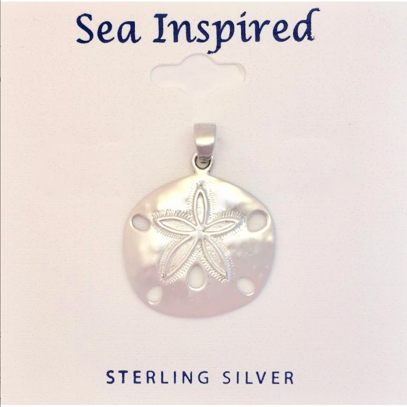 Silver Sand Dollar Pendant