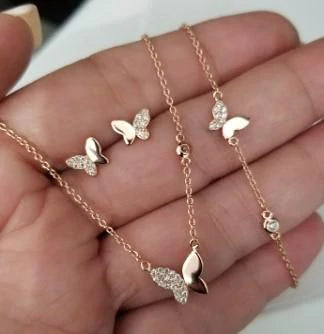 Dainty Monarch Necklace (Assorted Colors)