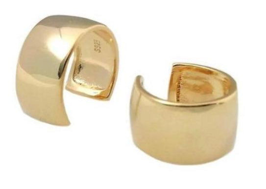 Sterling Silver Large Plain Cuff (Assorted Colors)