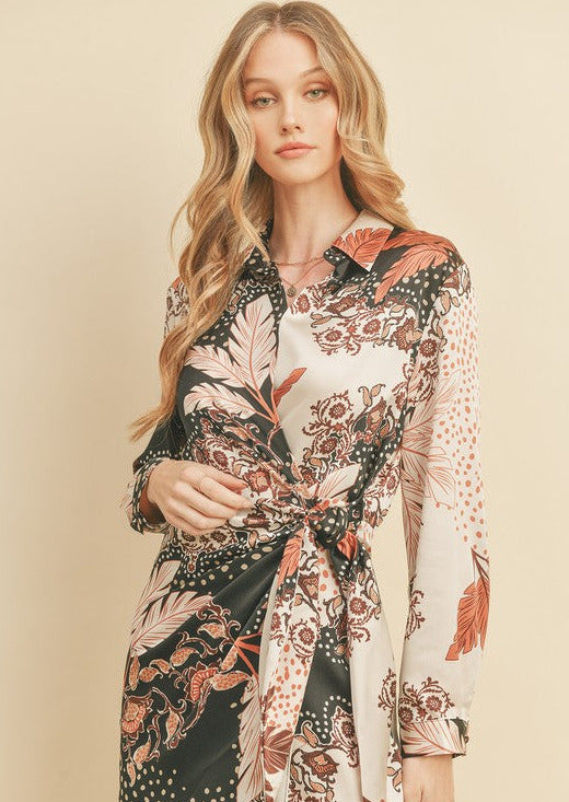 Naomi Midi Shirt Dress